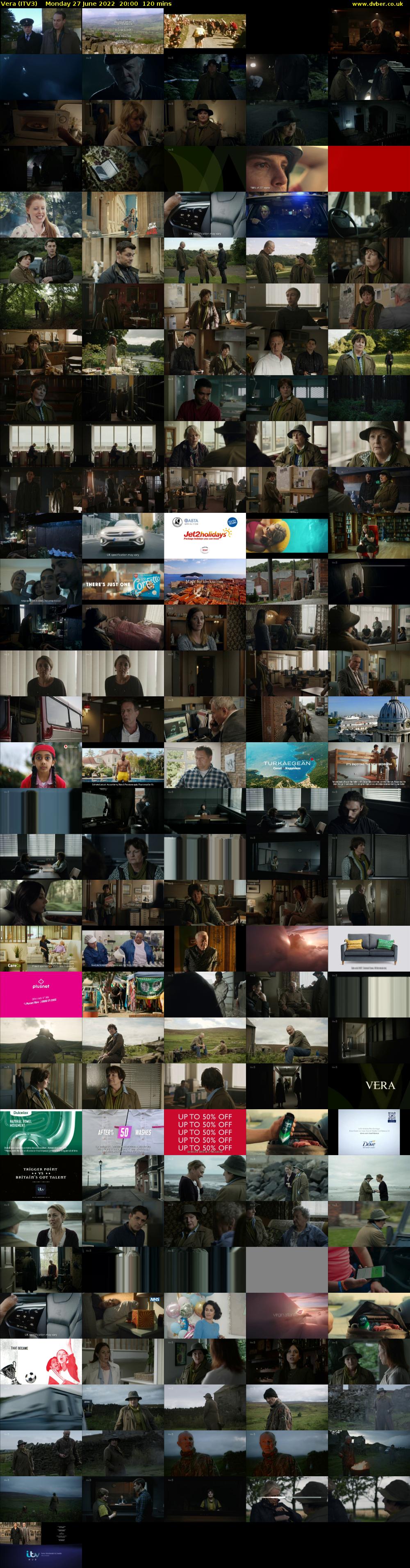 Vera (ITV3) Monday 27 June 2022 20:00 - 22:00