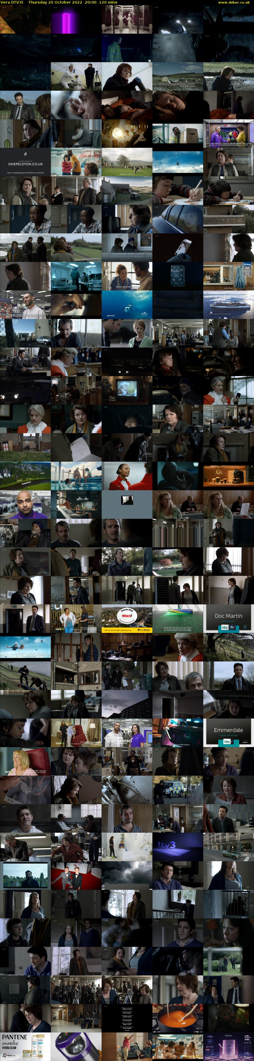 Vera (ITV3) Thursday 20 October 2022 20:00 - 22:00