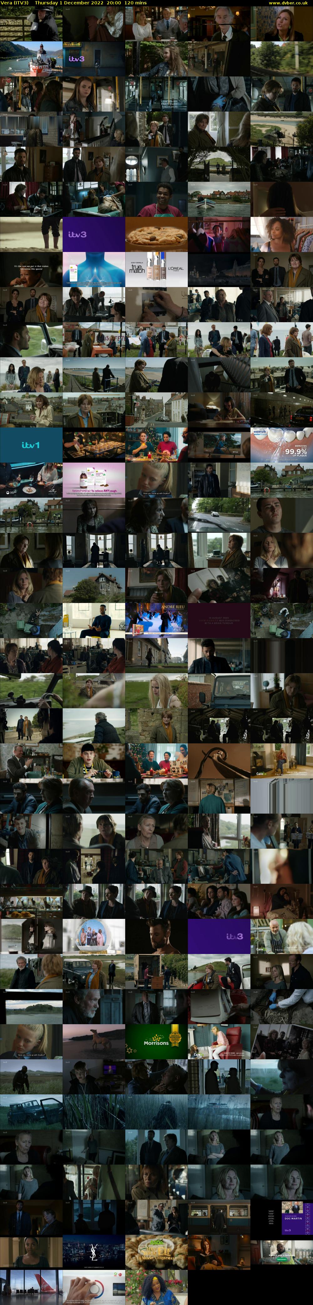 Vera (ITV3) Thursday 1 December 2022 20:00 - 22:00
