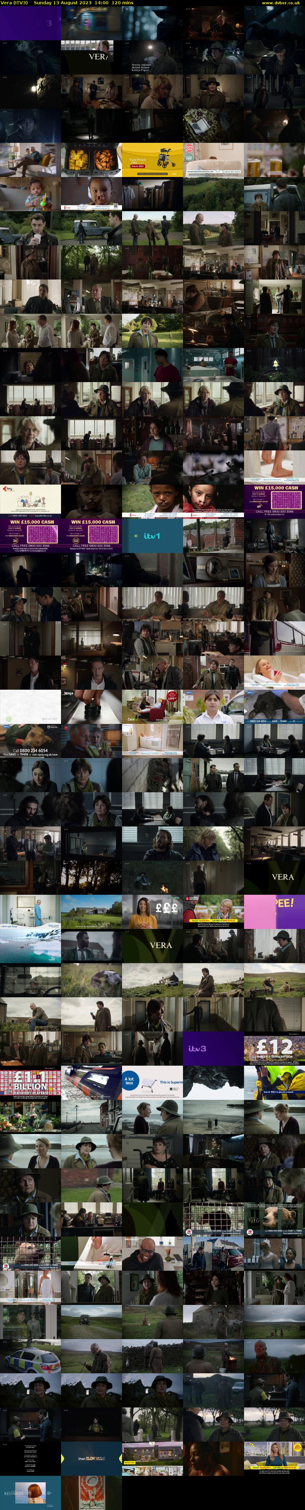 Vera (ITV3) Sunday 13 August 2023 14:00 - 16:00