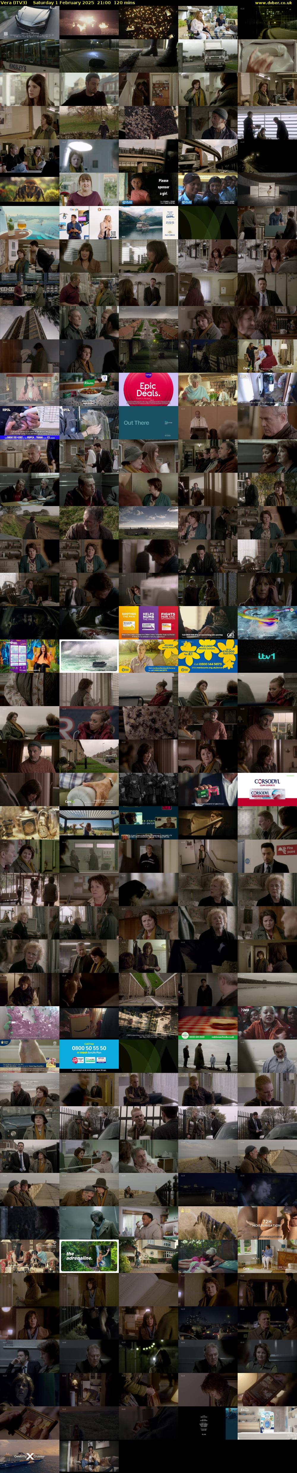 Vera (ITV3) Saturday 1 February 2025 21:00 - 23:00