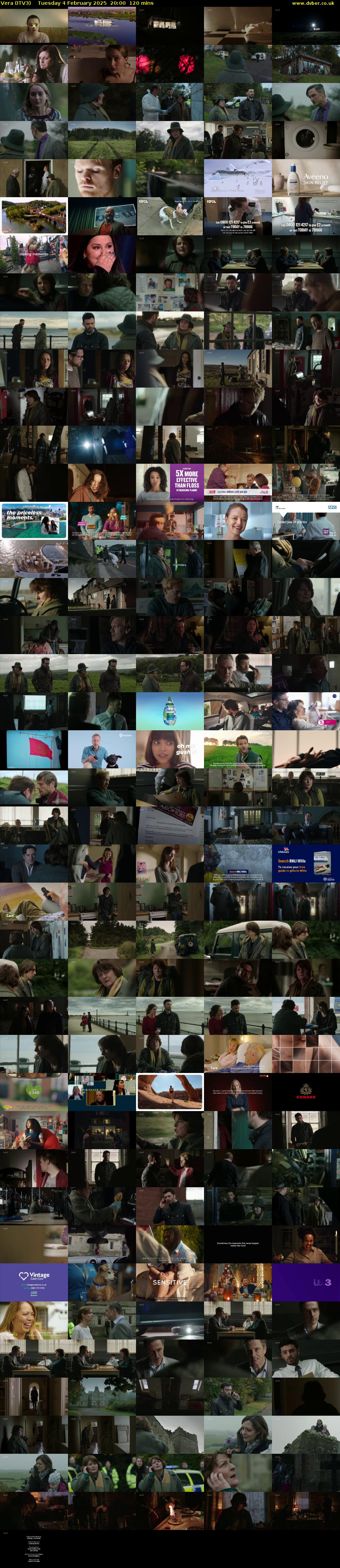 Vera (ITV3) Tuesday 4 February 2025 20:00 - 22:00
