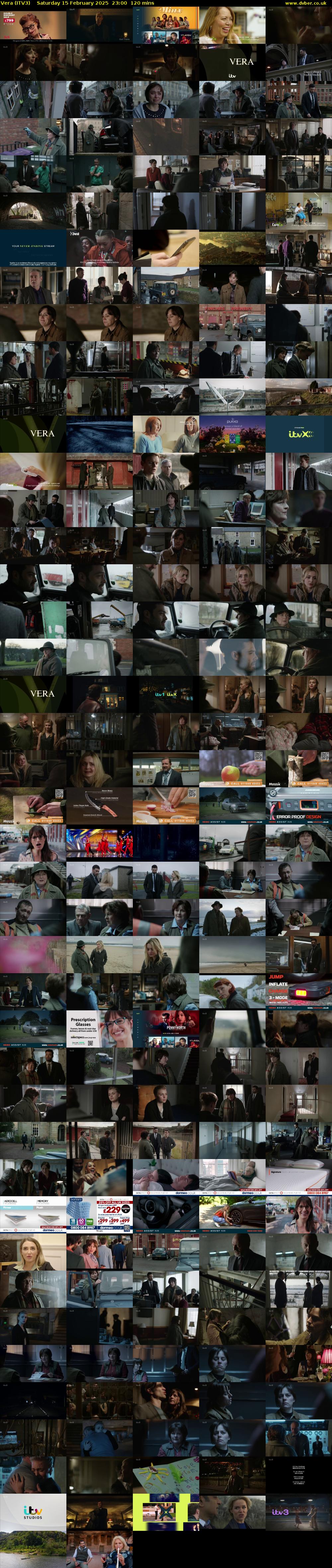 Vera (ITV3) Saturday 15 February 2025 23:00 - 01:00