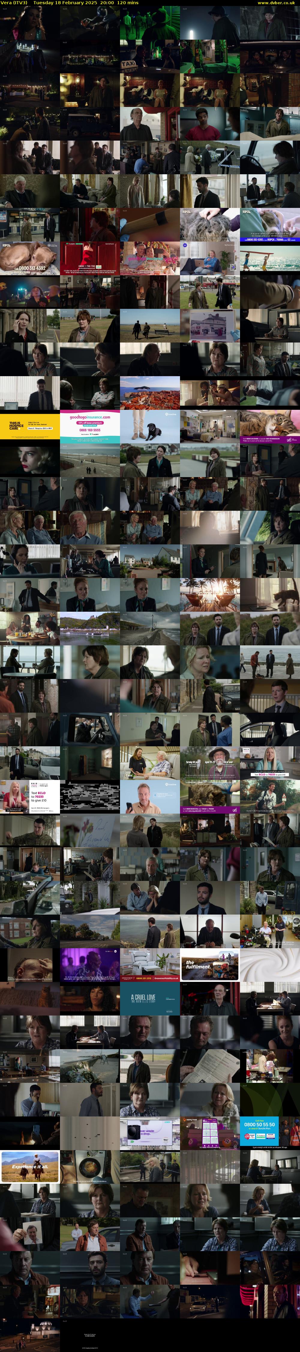 Vera (ITV3) Tuesday 18 February 2025 20:00 - 22:00