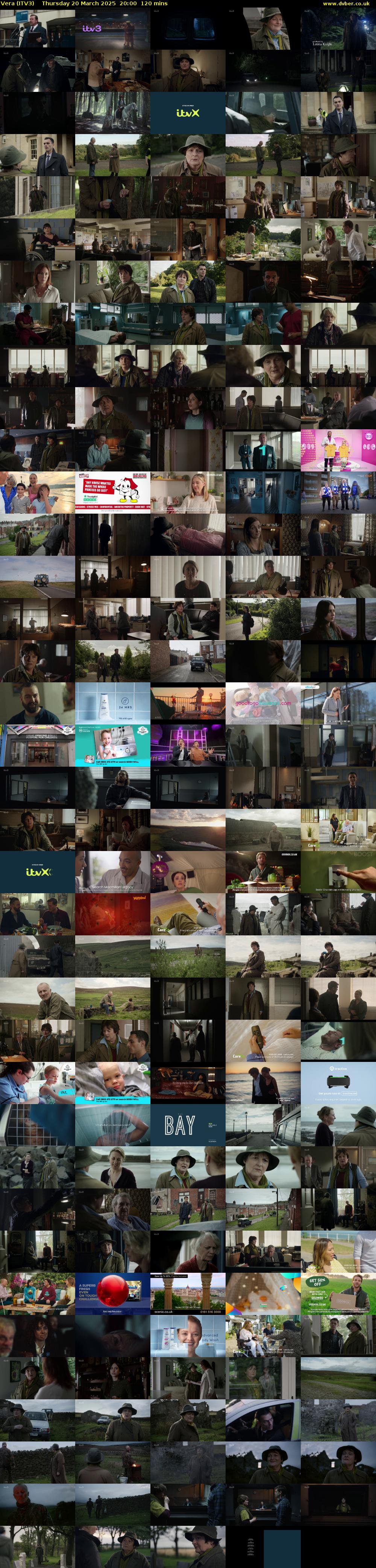 Vera (ITV3) Thursday 20 March 2025 20:00 - 22:00