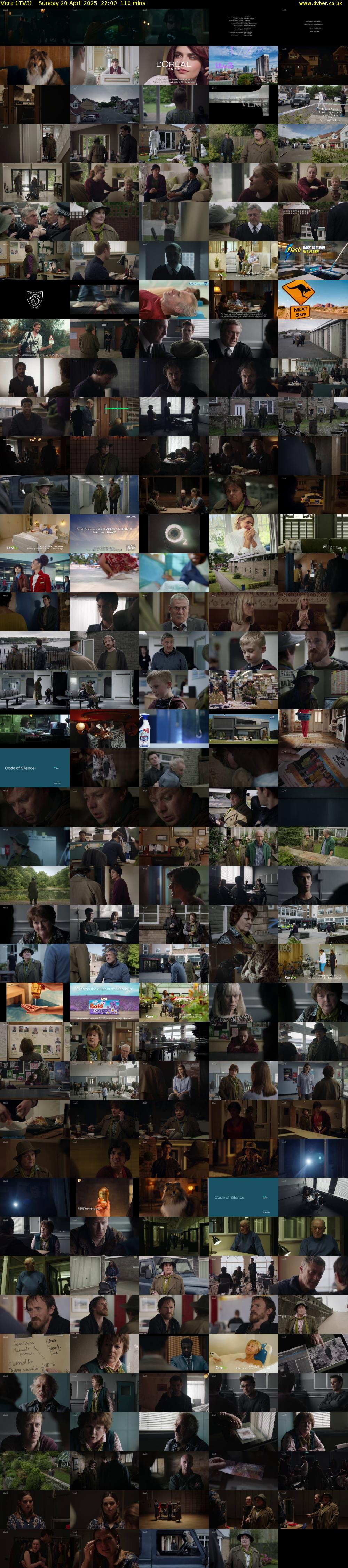 Vera (ITV3) Sunday 20 April 2025 22:00 - 23:50