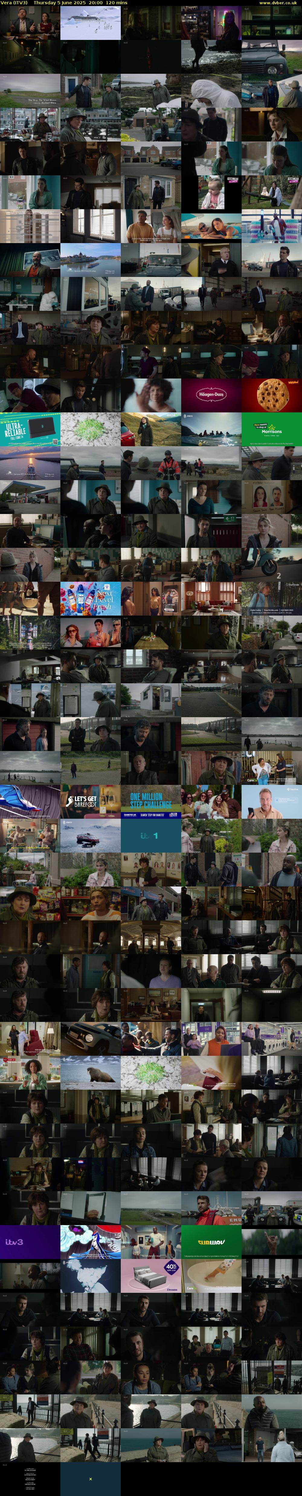 Vera (ITV3) Thursday 5 June 2025 20:00 - 22:00