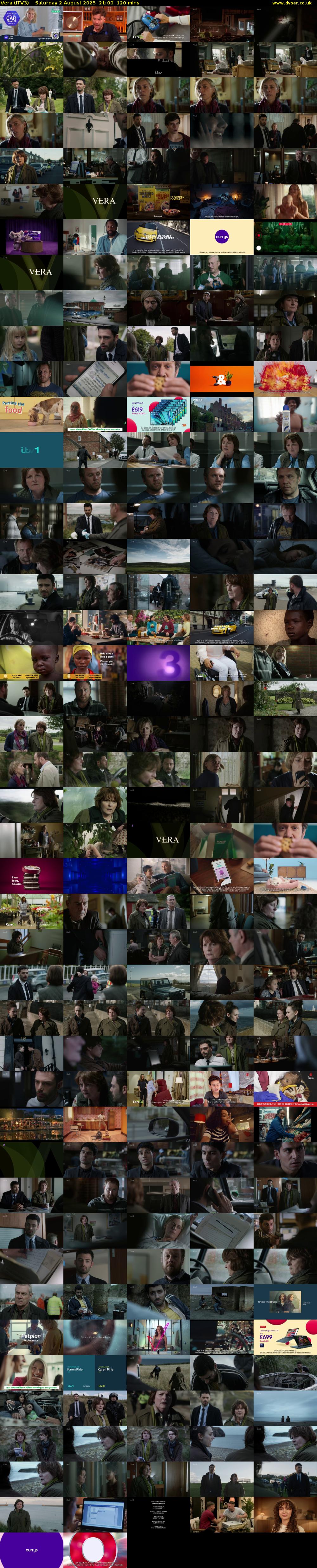 Vera (ITV3) Saturday 2 August 2025 21:00 - 23:00