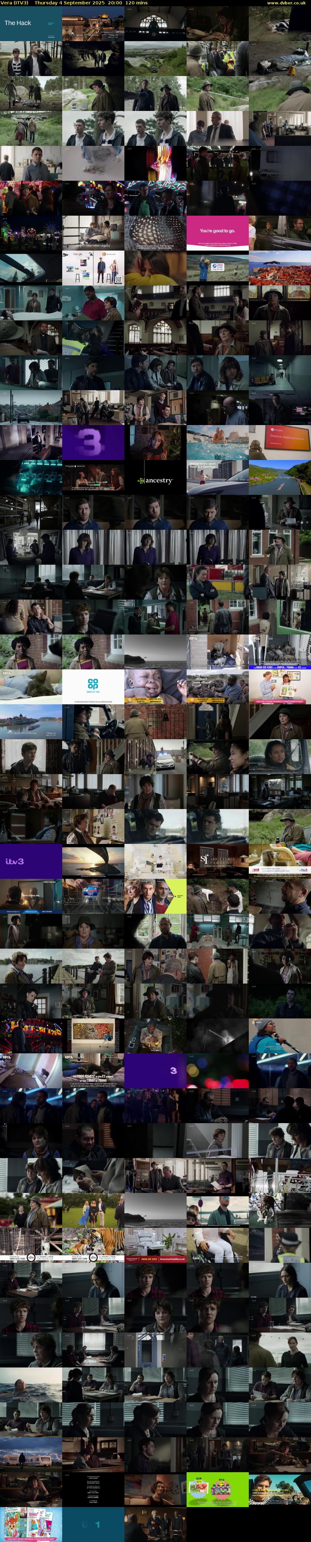 Vera (ITV3) Thursday 4 September 2025 20:00 - 22:00