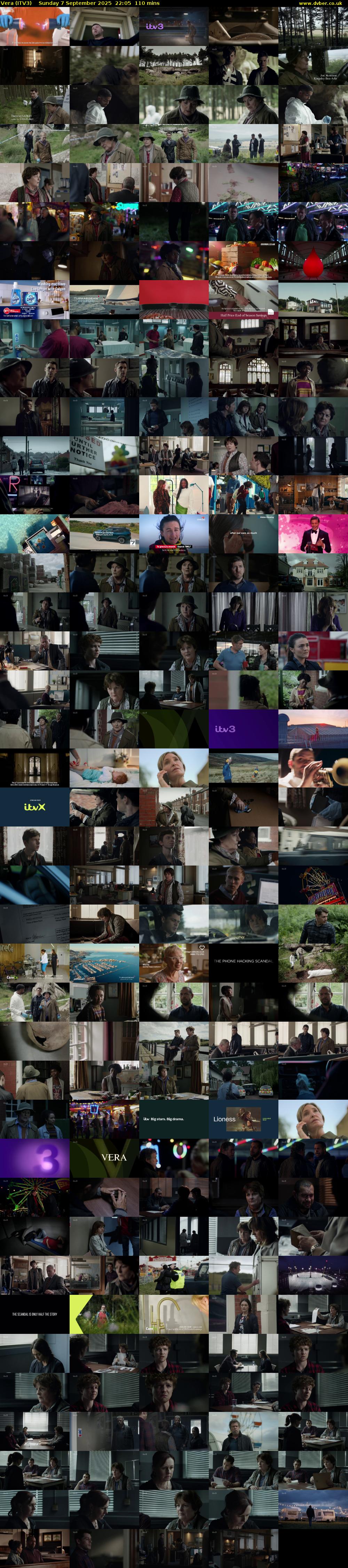 Vera (ITV3) Sunday 7 September 2025 22:05 - 23:55