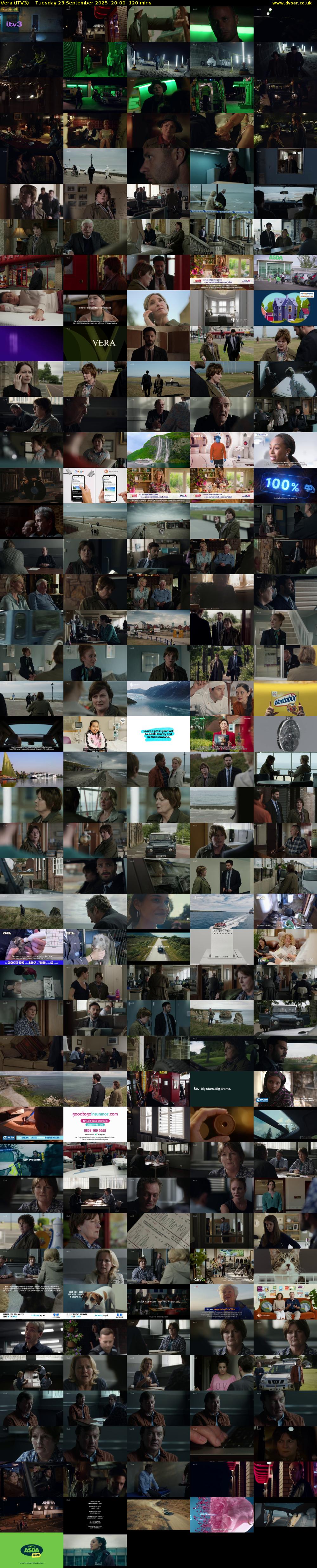 Vera (ITV3) Tuesday 23 September 2025 20:00 - 22:00