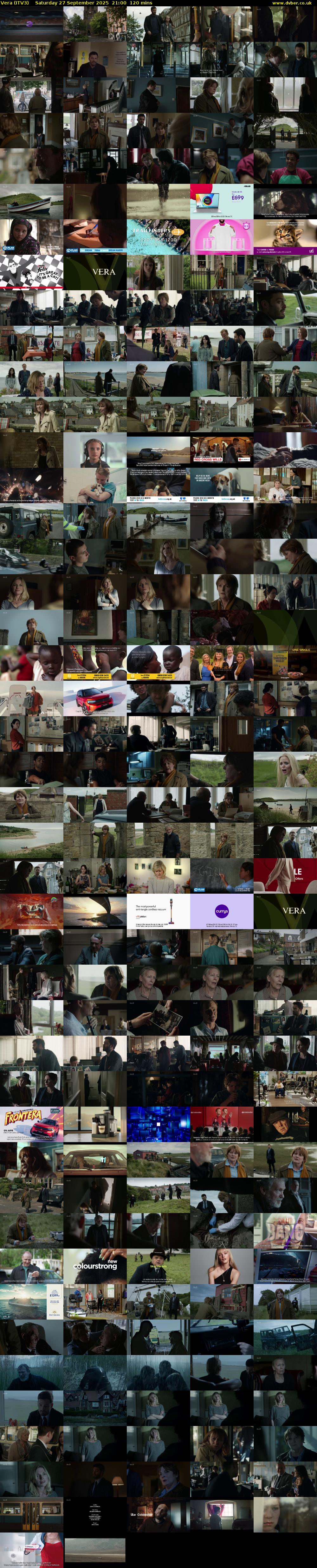 Vera (ITV3) Saturday 27 September 2025 21:00 - 23:00