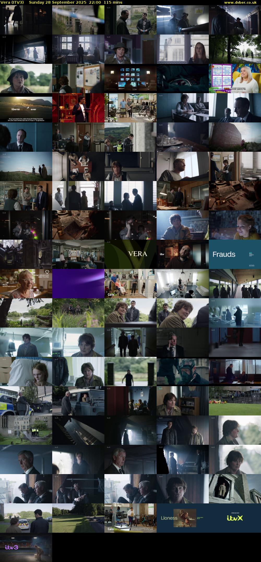 Vera (ITV3) Sunday 28 September 2025 22:00 - 23:55