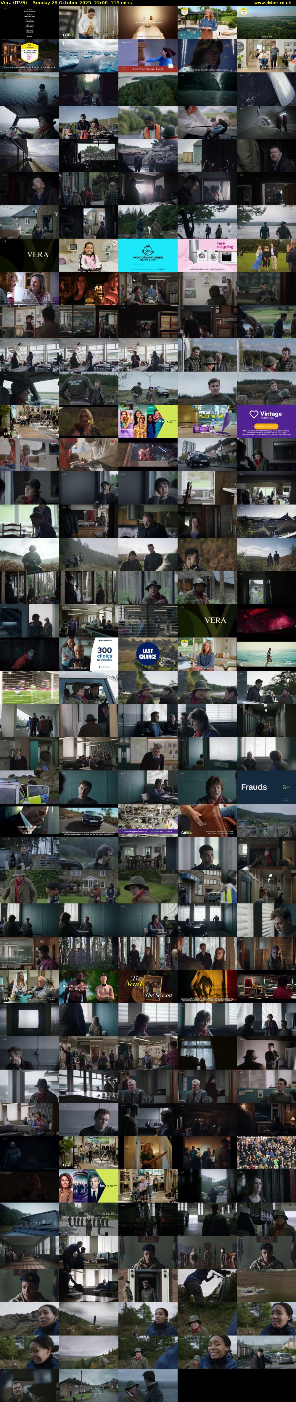 Vera (ITV3) Sunday 26 October 2025 22:00 - 23:55