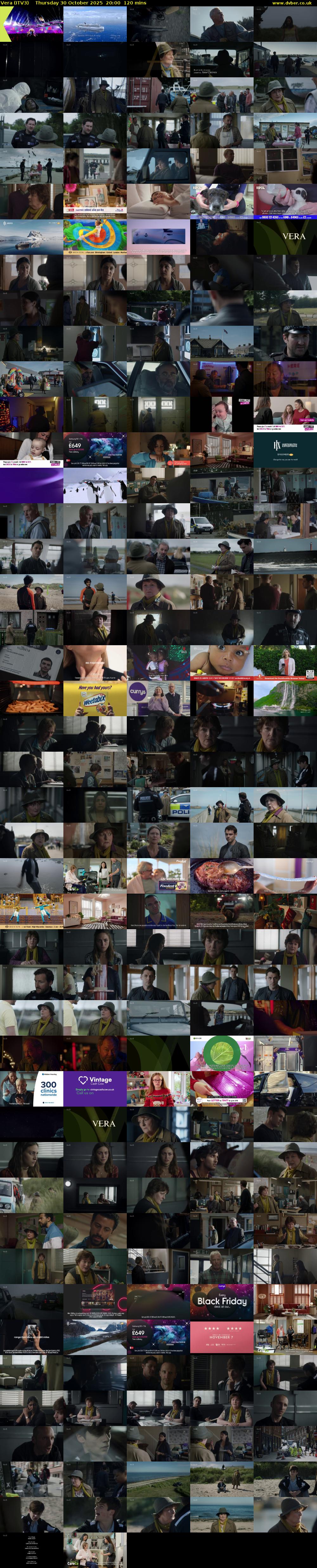Vera (ITV3) Thursday 30 October 2025 20:00 - 22:00