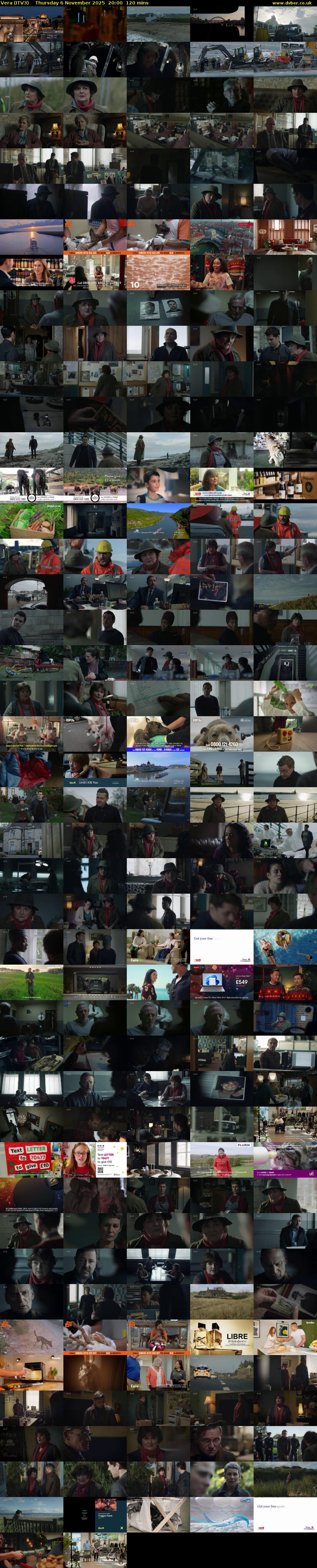 Vera (ITV3) Thursday 6 November 2025 20:00 - 22:00