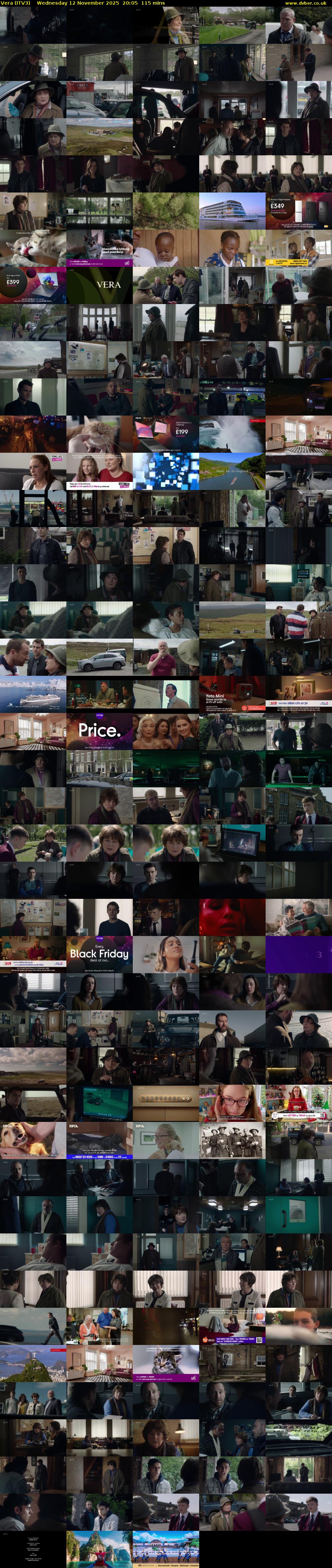 Vera (ITV3) Wednesday 12 November 2025 20:05 - 22:00