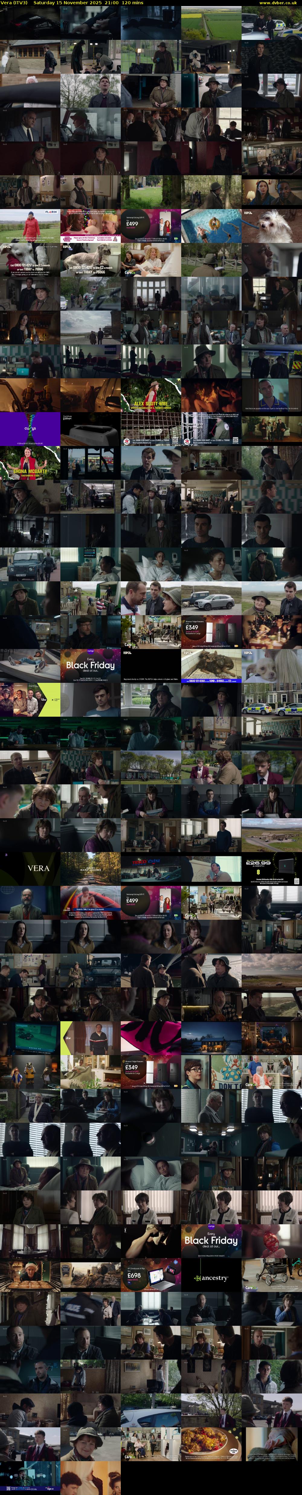 Vera (ITV3) Saturday 15 November 2025 21:00 - 23:00