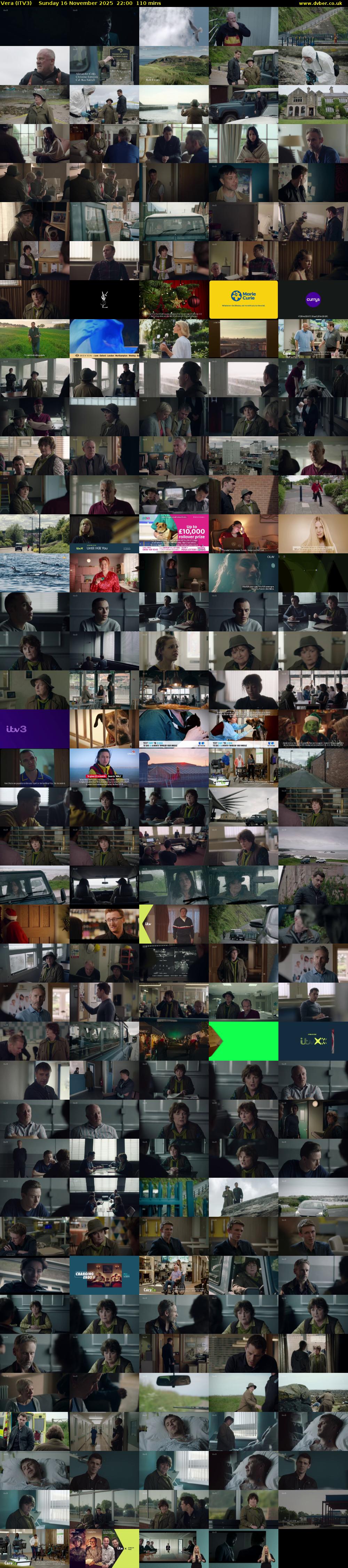 Vera (ITV3) Sunday 16 November 2025 22:00 - 23:50