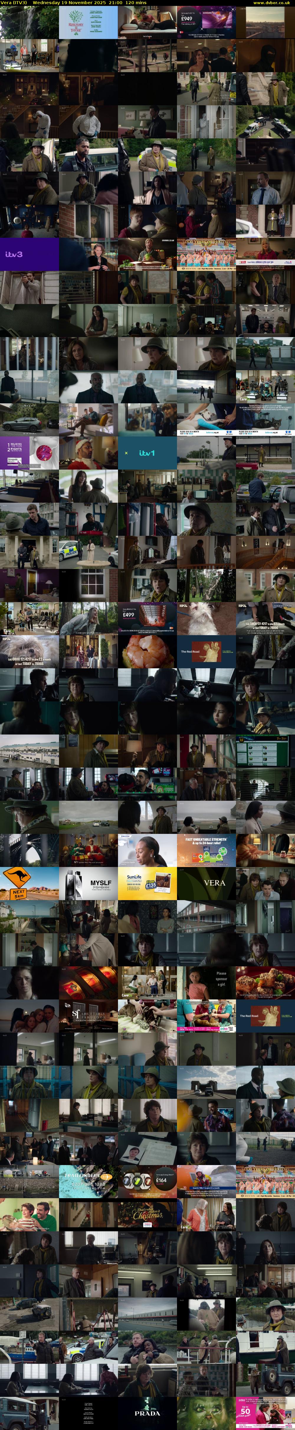 Vera (ITV3) Wednesday 19 November 2025 21:00 - 23:00