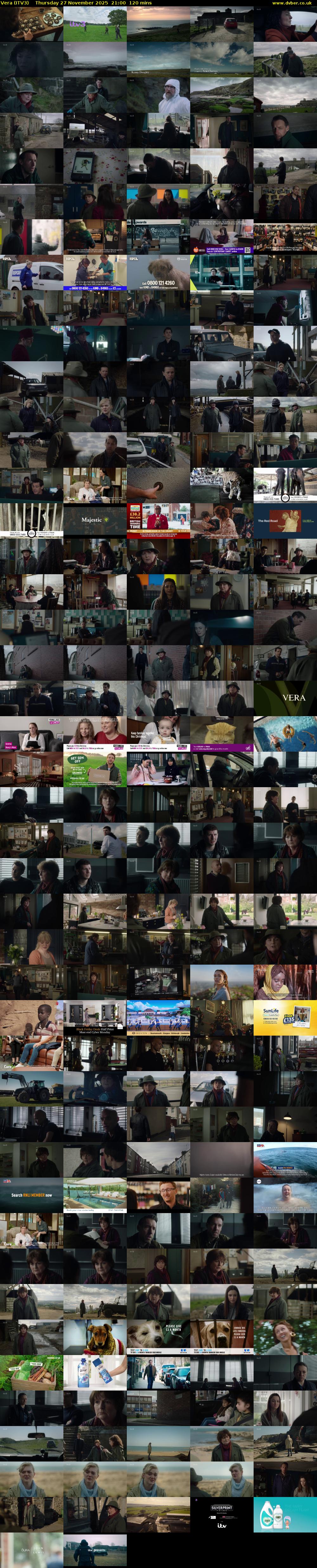 Vera (ITV3) Thursday 27 November 2025 21:00 - 23:00