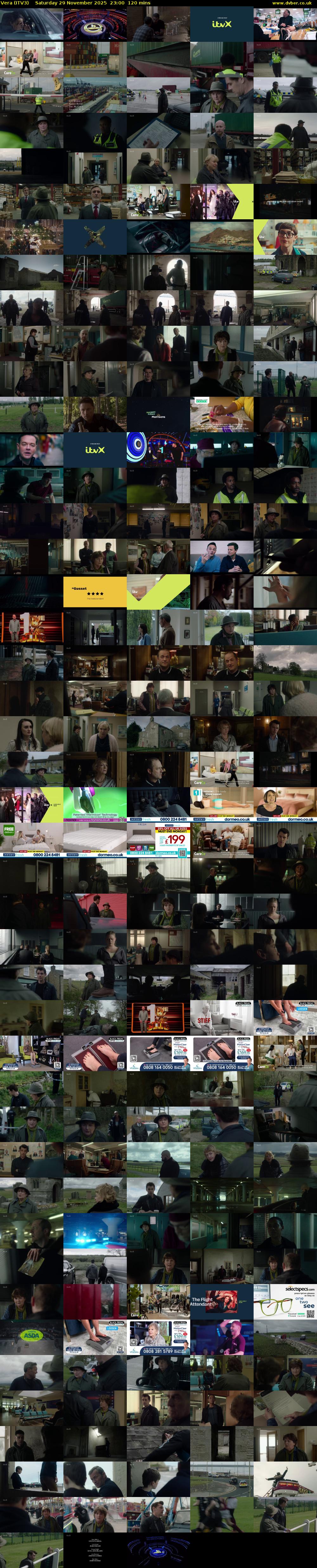 Vera (ITV3) Saturday 29 November 2025 23:00 - 01:00