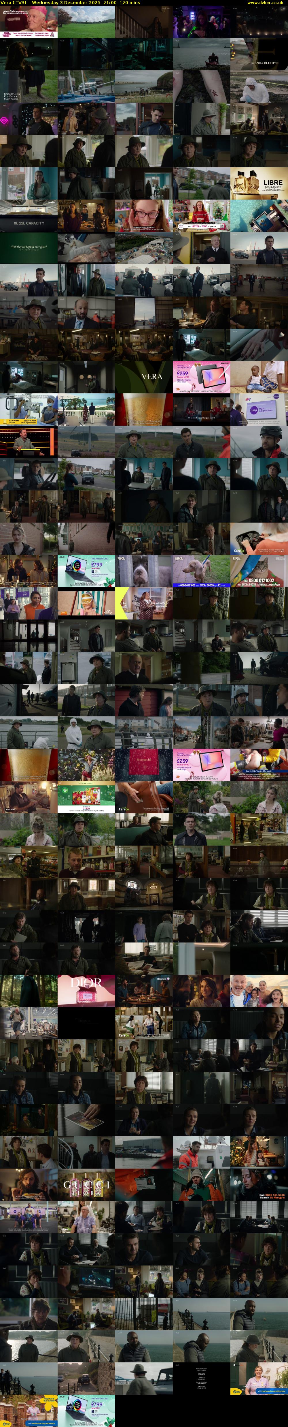 Vera (ITV3) Wednesday 3 December 2025 21:00 - 23:00