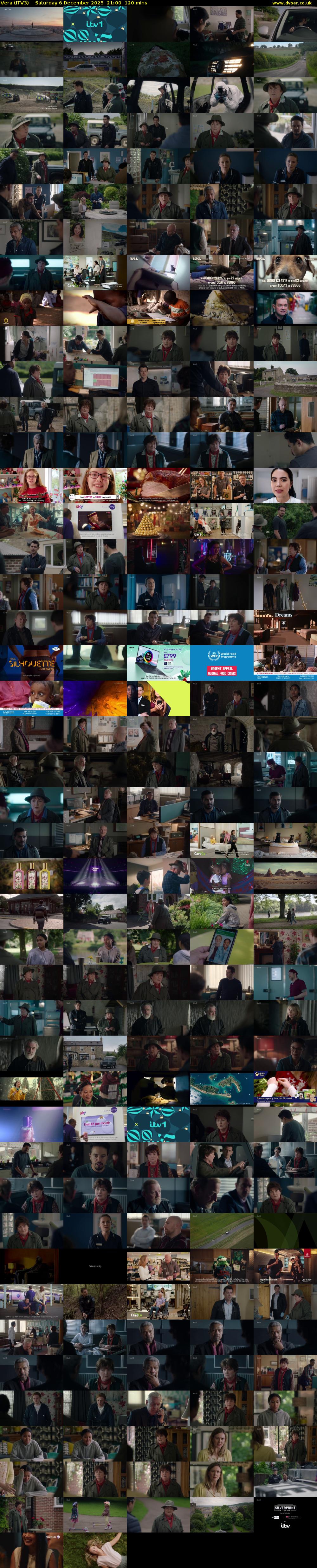 Vera (ITV3) Saturday 6 December 2025 21:00 - 23:00
