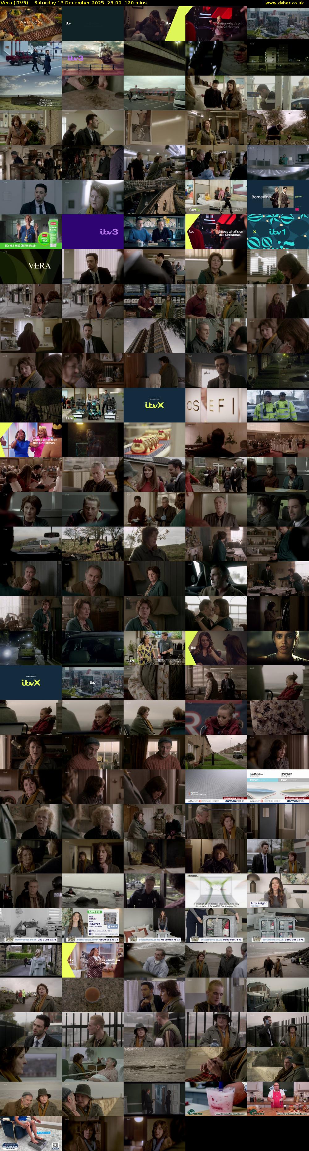 Vera (ITV3) Saturday 13 December 2025 23:00 - 01:00