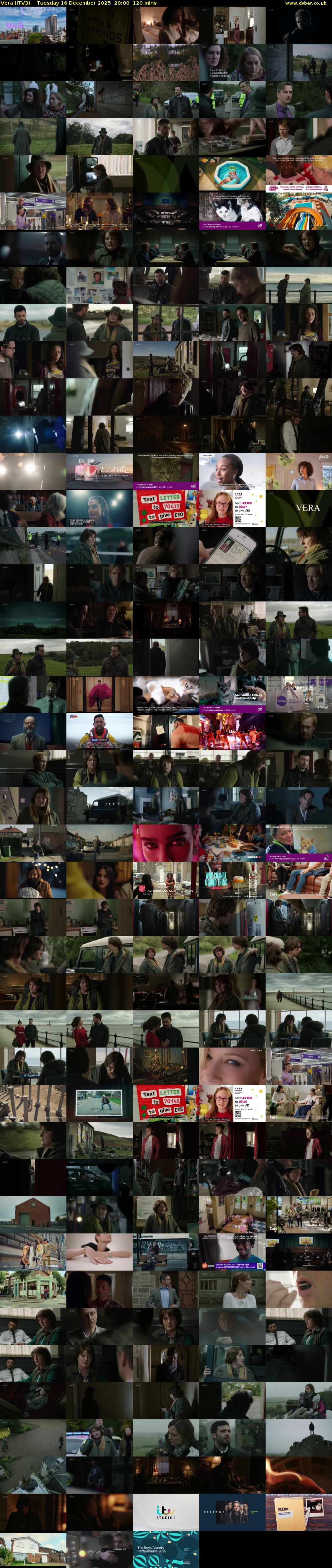 Vera (ITV3) Tuesday 16 December 2025 20:00 - 22:00