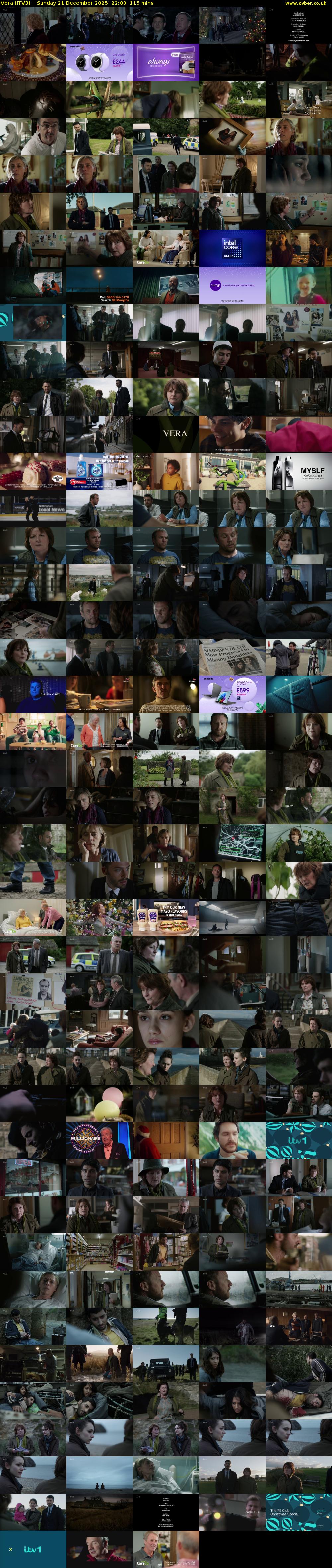 Vera (ITV3) Sunday 21 December 2025 22:00 - 23:55