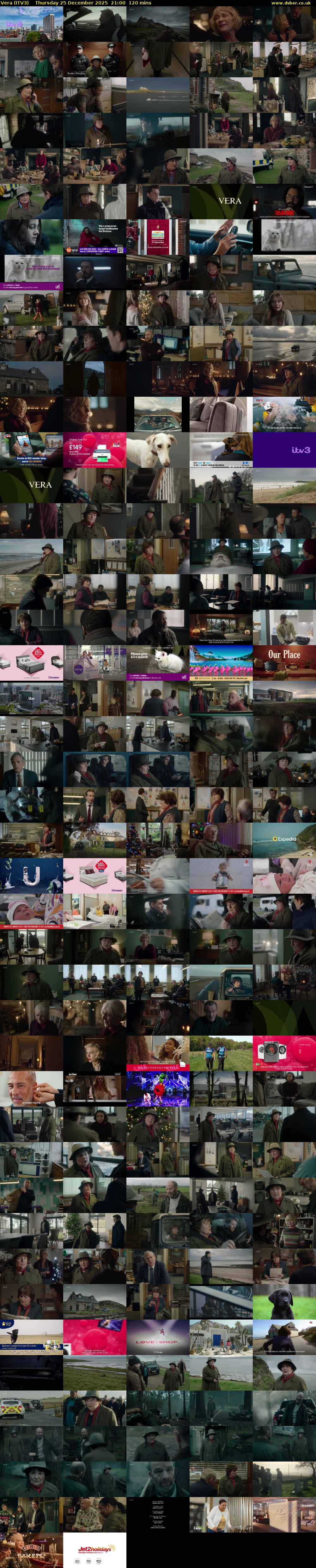 Vera (ITV3) Thursday 25 December 2025 21:00 - 23:00