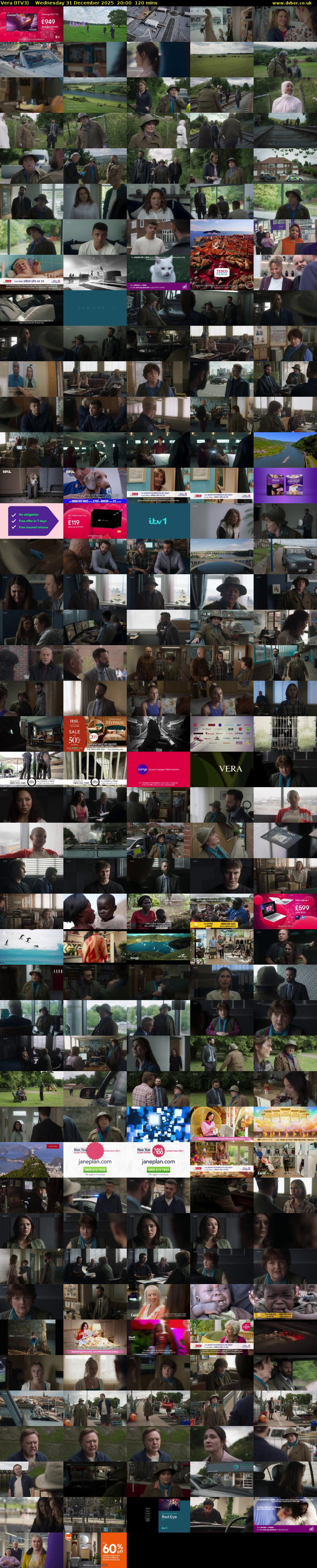 Vera (ITV3) Wednesday 31 December 2025 20:00 - 22:00
