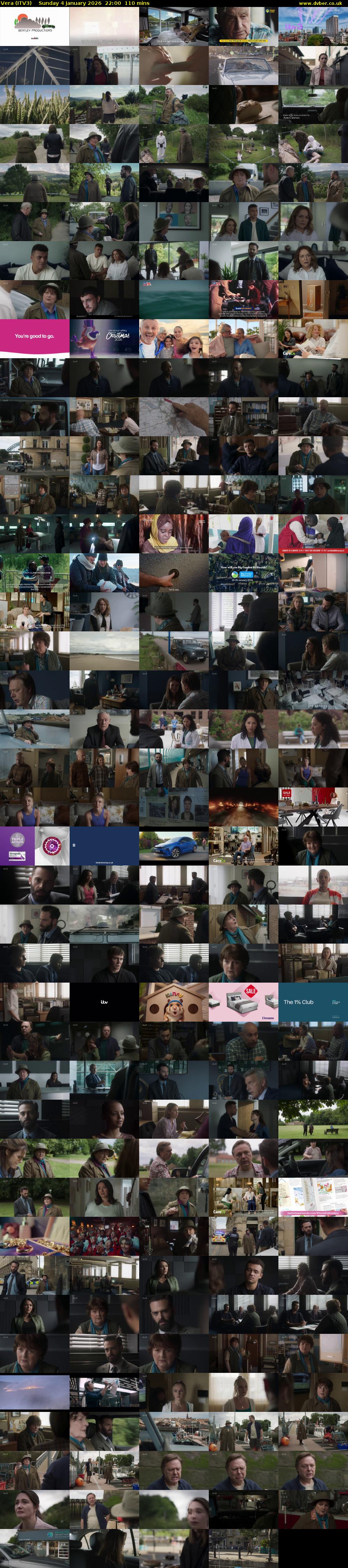 Vera (ITV3) Sunday 4 January 2026 22:00 - 23:50