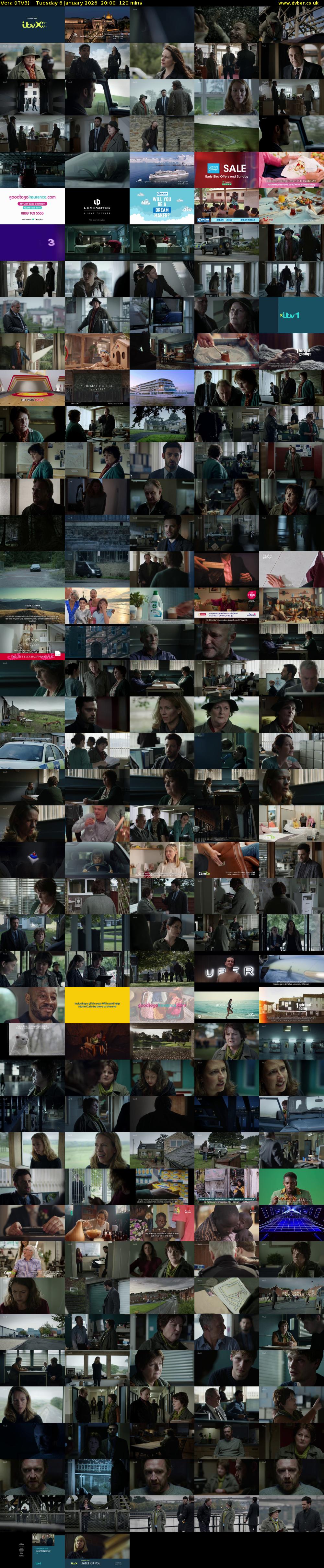 Vera (ITV3) Tuesday 6 January 2026 20:00 - 22:00