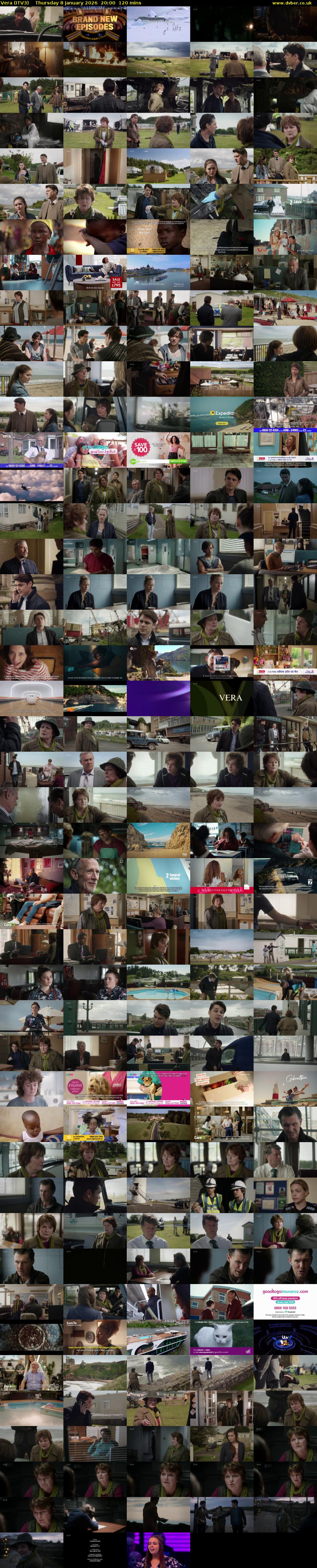 Vera (ITV3) Thursday 8 January 2026 20:00 - 22:00