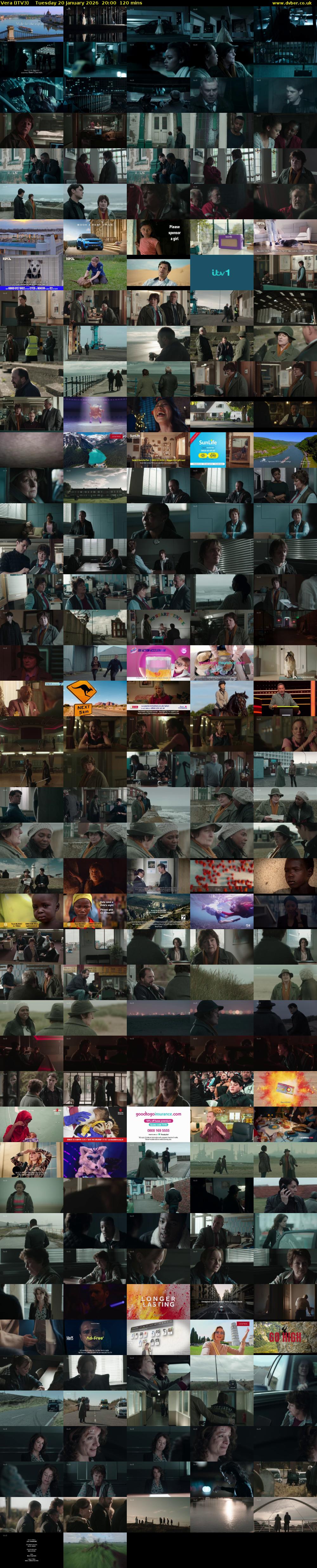 Vera (ITV3) Tuesday 20 January 2026 20:00 - 22:00