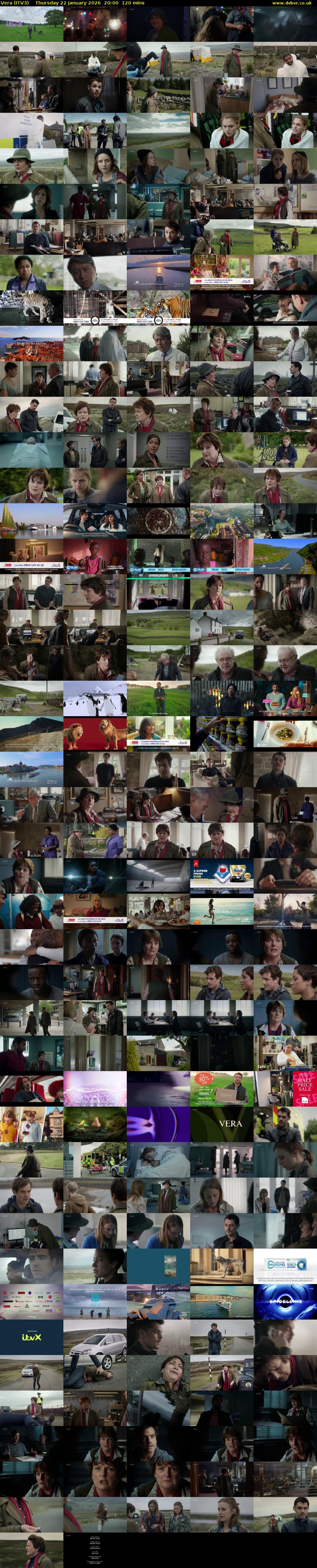 Vera (ITV3) Thursday 22 January 2026 20:00 - 22:00