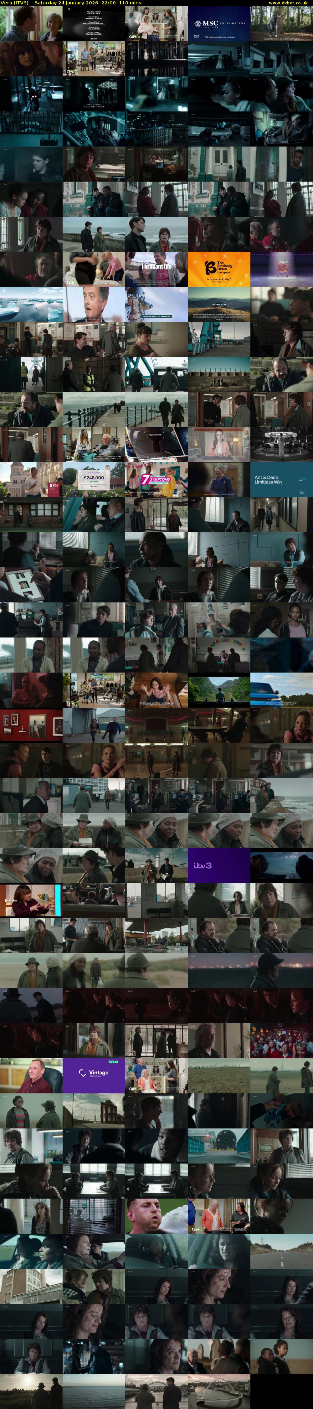 Vera (ITV3) Saturday 24 January 2026 22:00 - 23:50