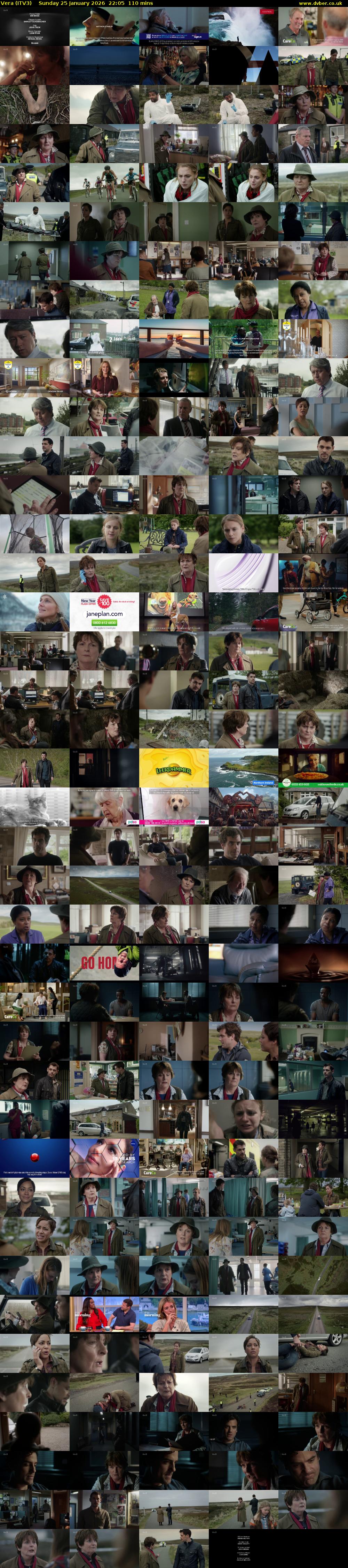 Vera (ITV3) Sunday 25 January 2026 22:05 - 23:55