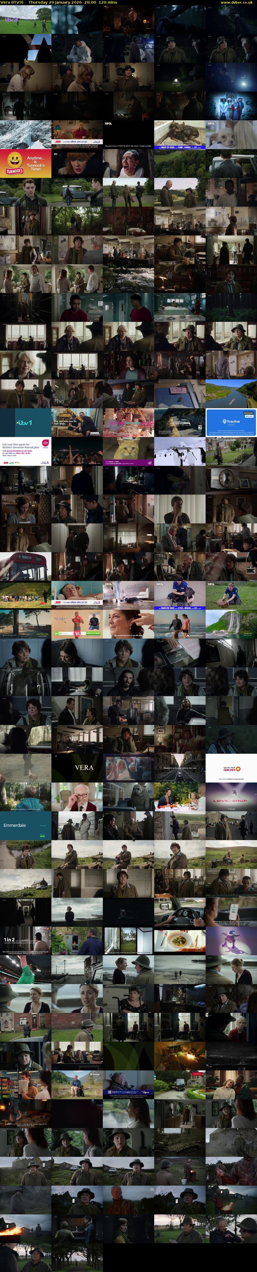 Vera (ITV3) Thursday 29 January 2026 20:00 - 22:00