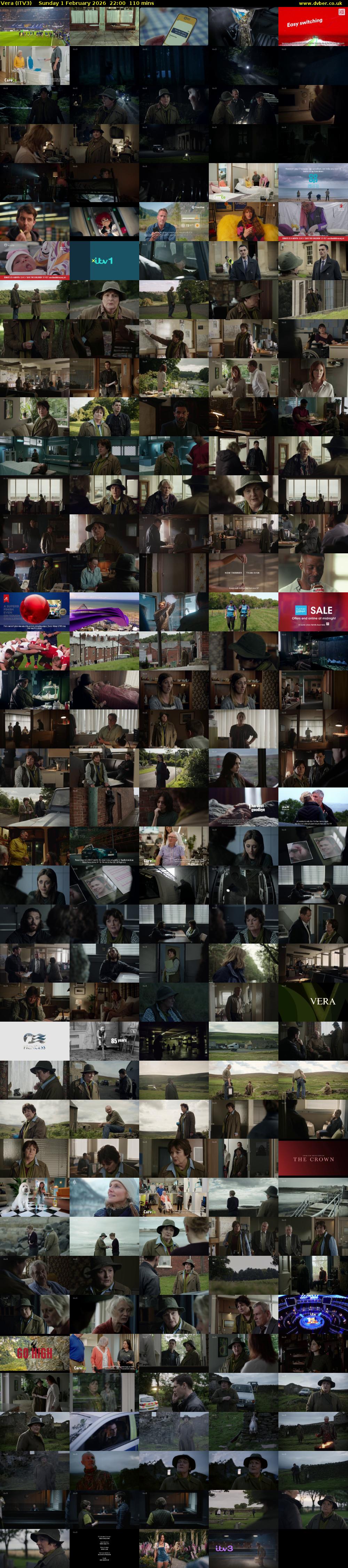 Vera (ITV3) Sunday 1 February 2026 22:00 - 23:50