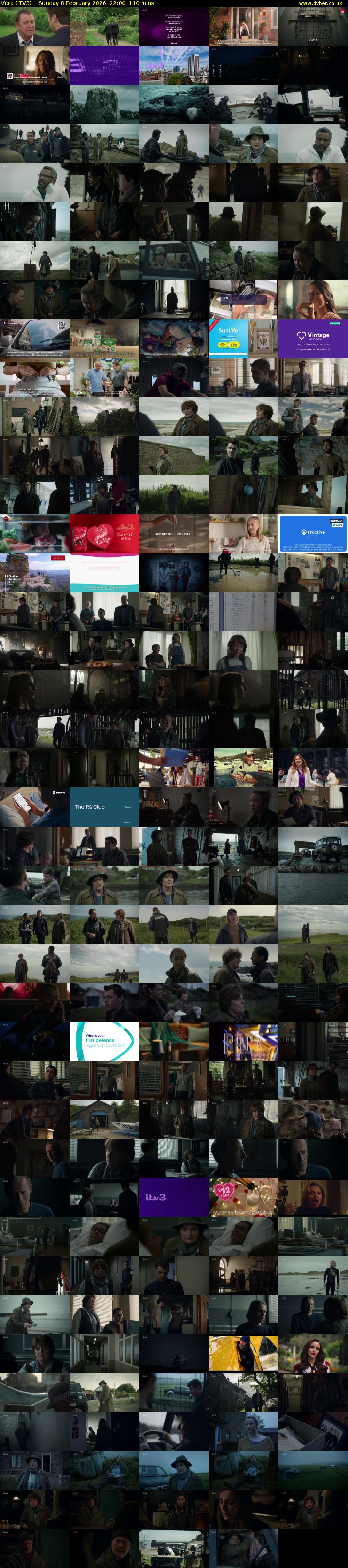 Vera (ITV3) Sunday 8 February 2026 22:00 - 23:50