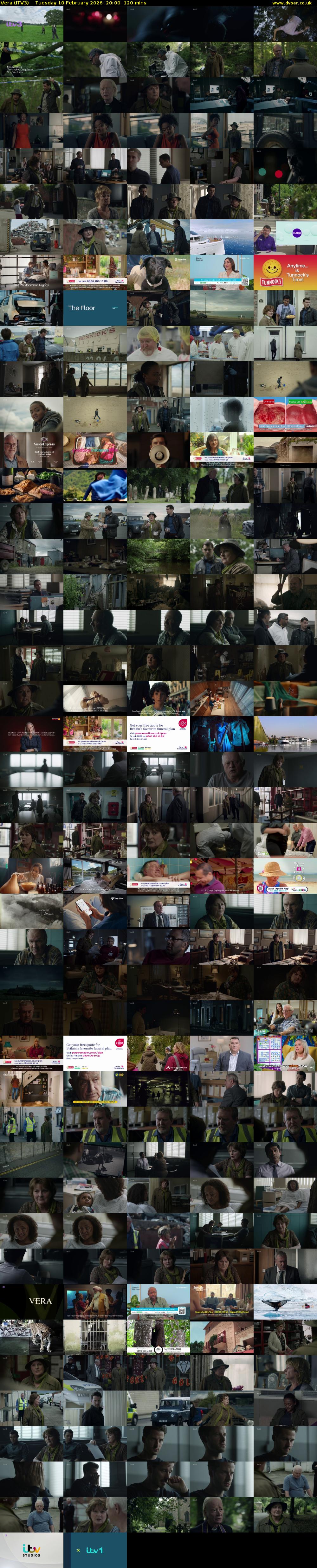 Vera (ITV3) Tuesday 10 February 2026 20:00 - 22:00