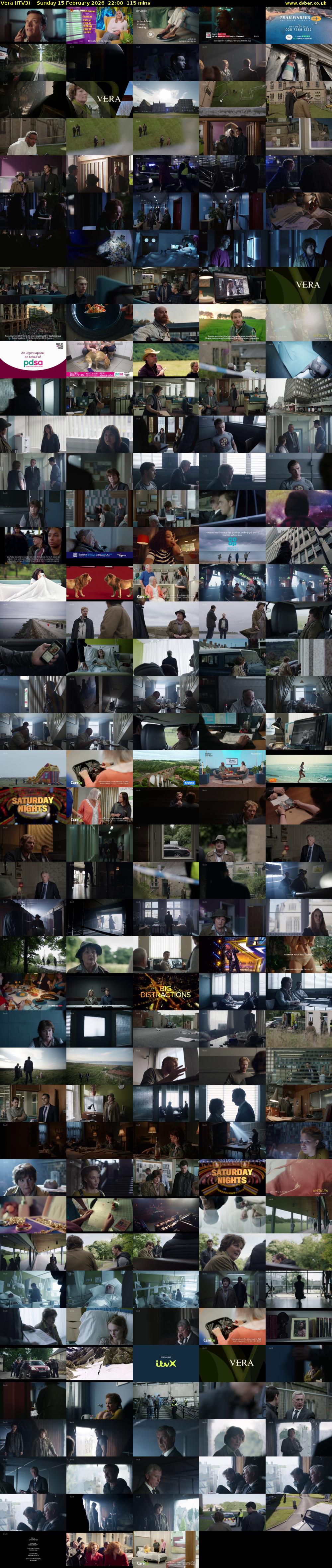 Vera (ITV3) Sunday 15 February 2026 22:00 - 23:55