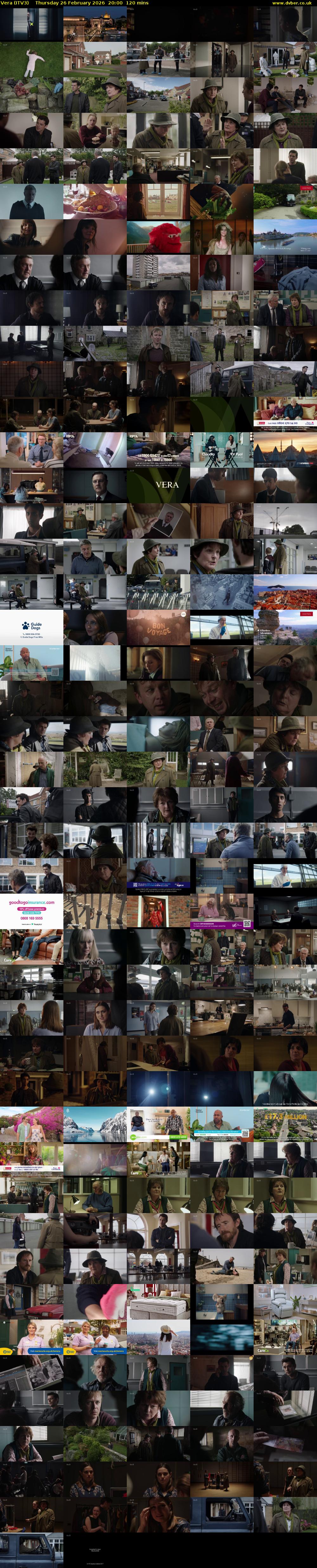 Vera (ITV3) Thursday 26 February 2026 20:00 - 22:00