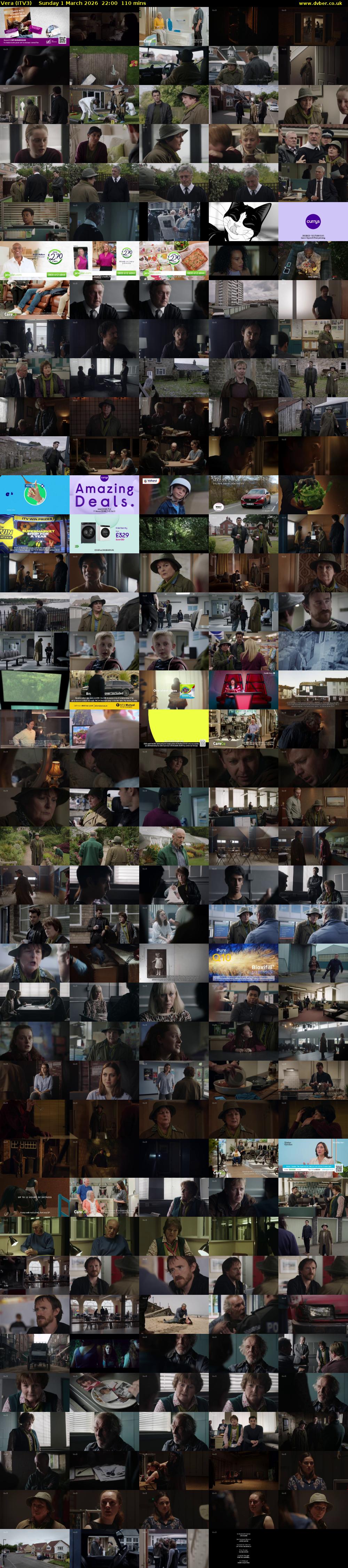 Vera (ITV3) Sunday 1 March 2026 22:00 - 23:50