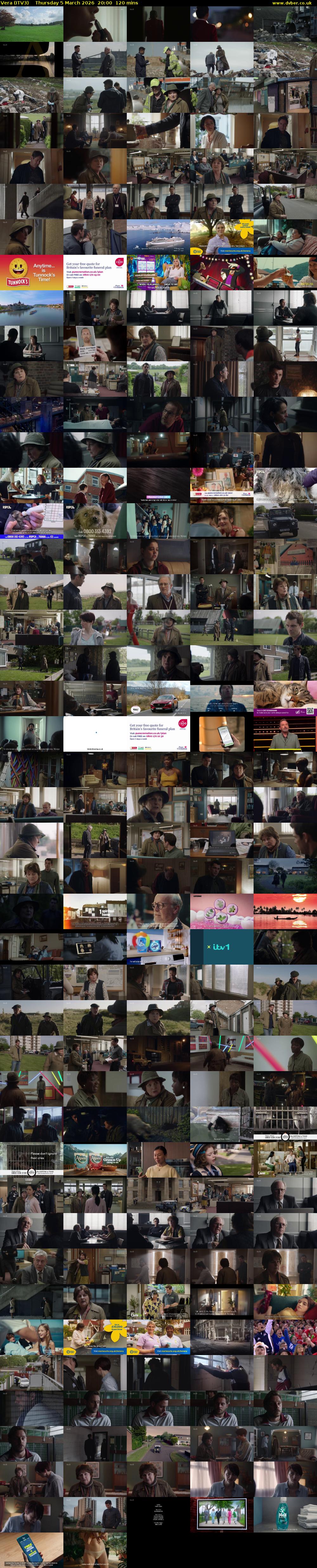 Vera (ITV3) Thursday 5 March 2026 20:00 - 22:00