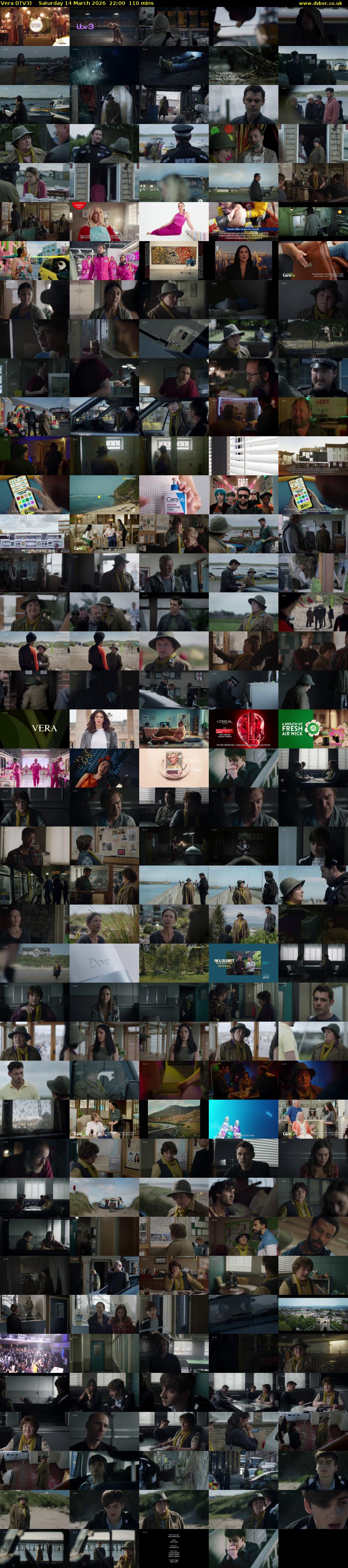 Vera (ITV3) Saturday 14 March 2026 22:00 - 23:50