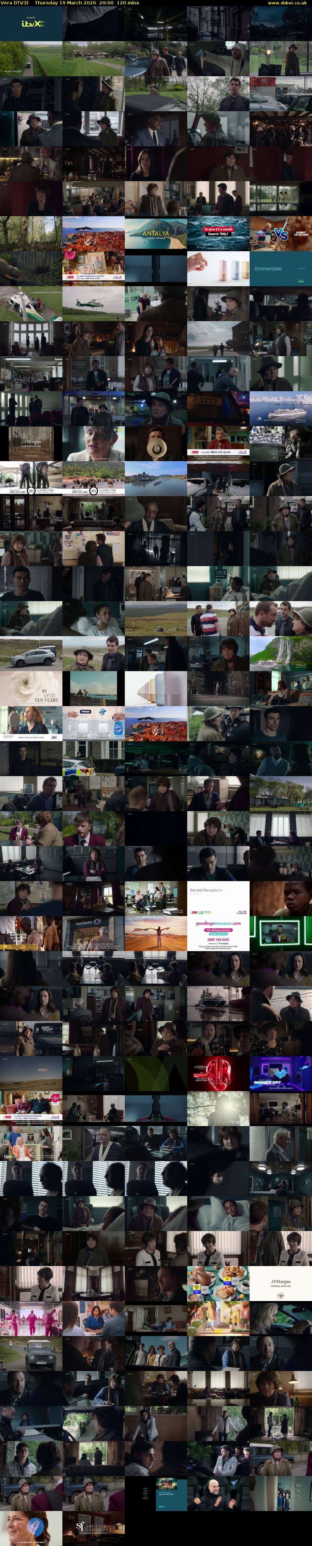 Vera (ITV3) Thursday 19 March 2026 20:00 - 22:00